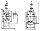YCB圆弧齿轮泵的安装尺寸-YCB圆弧齿轮油泵的安装尺寸-YCB圆弧泵的安装尺寸